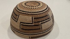 Vintage Hand-woven Yurok Indian Basket 7