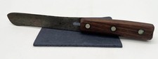 Vintage Handmade Fixed Blade Knife Wood Handle Farmhouse Primitive Utility Knife picture