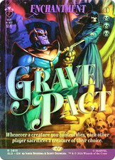 MTG - Grave Pact - Foil - Marvel Secret Lair - Magic the Gathering picture