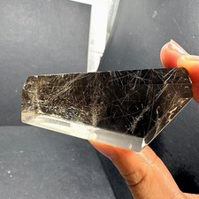 120g Natural Rutilated Quartz Carved Freeform Crystal Energy Reiki Healing picture