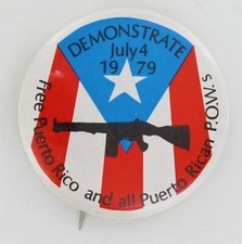 Puerto Rican Nationalist Party 1979 Revolutionary Movement Art Independence P963 picture