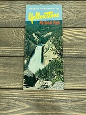Vintage Yellowstone National Park Brochure Travel Souvenir Ephemera Wyoming picture