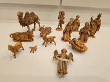Vintage LOT of 14 Fontanini Depose Christmas Nativity Set Italy 1983 3