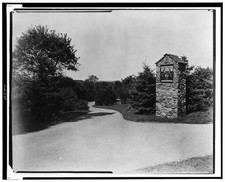 Newport Rhode Island Surprise Valley A.C. James Home 1910s Entrance Pathway picture