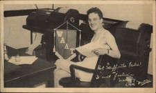 JERSEY CITY NJ Disc Jockey Dave Miller WAAT Radio Station Postcard picture