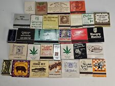 Vintage Lot Of 31 Unsearched Matchbooks Food, Hotels, Travel, Local picture