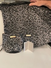 Jimmy Choo Canvas Cameleon Grey Totes, Handbags, With Wristlet picture