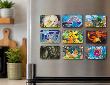 Handmade Pokémon Card Magnet | Choose Your Pokémon | Upcycled Authentic TCG Card picture