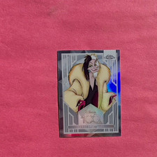 2023 Topps Chrome Disney CRUELLA DE VIL REFRACTOR Card 90 101 Dalmatians  picture
