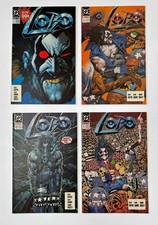 Lobo DC 1990 Original #1 2 3 4 Mini Series Comic Book Set 1-4 Complete VF+ picture