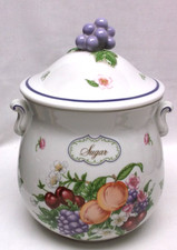 Lenox 1993 Orchard Fruit Collection Sugar Canister picture