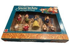 Vintage Mattel WALT DISNEY'S  SNOW WHITE SEVEN DWARFS Brand New Rare Collectable picture