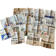 Lot Vintage Pioneer Press Newspapers Challenger 1986 1990s 2000s 9/11 picture