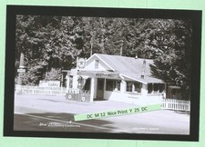 Found PHOTO Old 1940's Texaco Oil Chevron Gas Service Station @ Dunsmuir Calif picture
