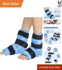 Medical-Grade Powerful Ankle Foot Ice Pack Wraps - Cold Compression Therapy picture
