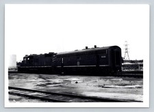 Vintage B&W Railroad Train Locomotive Photo Diesel Slug Unit 8508 picture