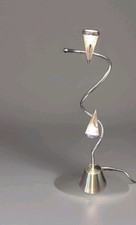 Vintage Postmodern / Memphis-era Double-Head Serpentine Desk/Table Lamp picture