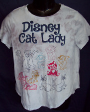 Disney Parks Womens Cat Lady Shirt Aristocats Marie Cheshire Disney Cats Size L picture