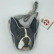 NWT FuzzyNation Boston Terrier Women's Storage Handbag Purse picture