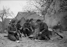 WW2 WWII Photo British Royal Marine Commandos in Germany  World War Two / 1809 picture