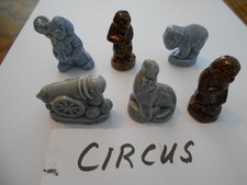 7 Piece Lot of Wade Whimsies from Circus Series Figurines picture