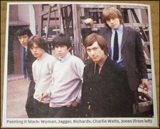 2004 The Rolling Stones 1960s Clipping Photo Mick Jagger Keith Richards B Jones picture