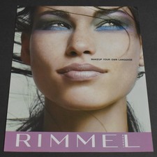 2001 Print Ad Sexy Fashion Rimmel London Makeup Your Own Language Style Lady Art picture