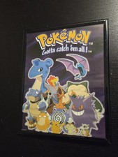 Vintage 1999 Pokemon Gotta Catch 'Em All Nintendo Scorpio Poster Framed 8x10 picture