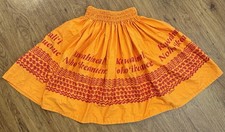 Tutuvi Pa’u Dress Hula Skirt Poly Print Hawaii 100% Authentic Women’s Hawaiian picture