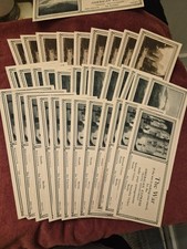 1918 American Express Travel Department Ad Cards Large lot of 34 - NOS variety picture
