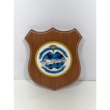 USNS Mercy T-AH 19 Naval Hospital Ship Wood Shield Wall Plaque Crest 9x11 picture