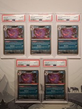Lot of 5 Pokemon Gengar Gamestop Exclusive Promo Cosmo Holo #50 PSA Gem Mint 10 picture