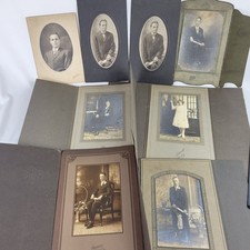 Antique Victorian Graduate Portraits Young Men & Girl St Louis Missouri Lot 8 picture