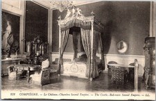 Compiègne France Postcard Chateau Bedroom Second Empire 232 LL Unposted 1913 picture