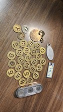 Antique/Vintage Public Transit Tokens & Lost Key Tags Collection. picture