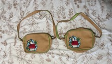 VTG : 1958 Peanuts Snoopy Hand Bag ( Lot Of 2 ) United Feature Syndicate, Inc. picture