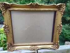 💚Vintage 1976 IIC USA Baroque Style Gold Wall Frame 10