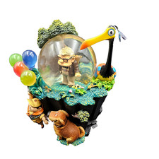 Disney Store Pixar UP Movie Snow Globe Display only. Missing cane. No Blower. picture