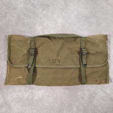 Vintage US Army Canvas Bag Tool Satchel Model 1921 Saddlers Blacksmiths OD Green picture