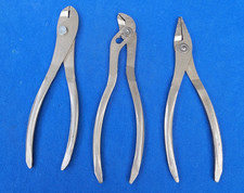 Lot of 3 Vintage Dunlap Hobbyist Small Plier Set picture