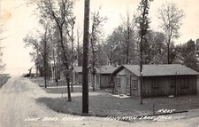 B17/ Houghton Lake Michigan Real Photo RPPC Postcard 1948 Judy Brothers Resort picture