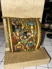 Vintage 1940s Japanese Celluloid Takarabune Ship Bow Panel - Seven Lucky Gods picture