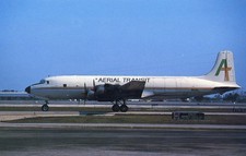 AERIAL TRANSIT AIRLINES  DC-6BF    AIRPORT /  AIRCRAFT  / AIRPLANE   162 picture