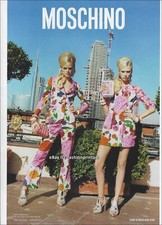 MOSCHINO 1-Page PRINT AD Spring 2013 HANNE GABY Juliana Schurig LEGS Feet ANKLES picture