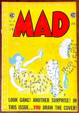 MAD #18 - 1954 - Very Good/Fine (5.0)  - Connect the Dots  Classic EC Comic picture
