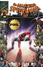 Amazing Spiderman #1000 Mico Suayan One Piece Gear 2 Homage NYCC Foil Presale NM picture