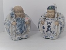 PAIR Chinese Gods of Longevity Pair 9