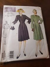 Vogue Pattern 2475 Original 1945 Fitted Coat Design 14 16 18 picture