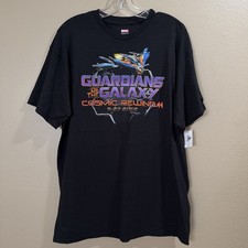 Guardians Of The Galaxy Cosmic Rewind Disney Epcot Opening Day Tshirt Rare L picture