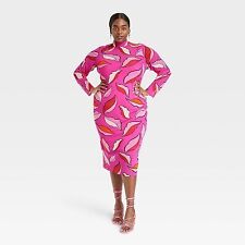 Black History Month Sammy B Women's Plus Size Long Sleeve Mesh Bodycon Dress - picture